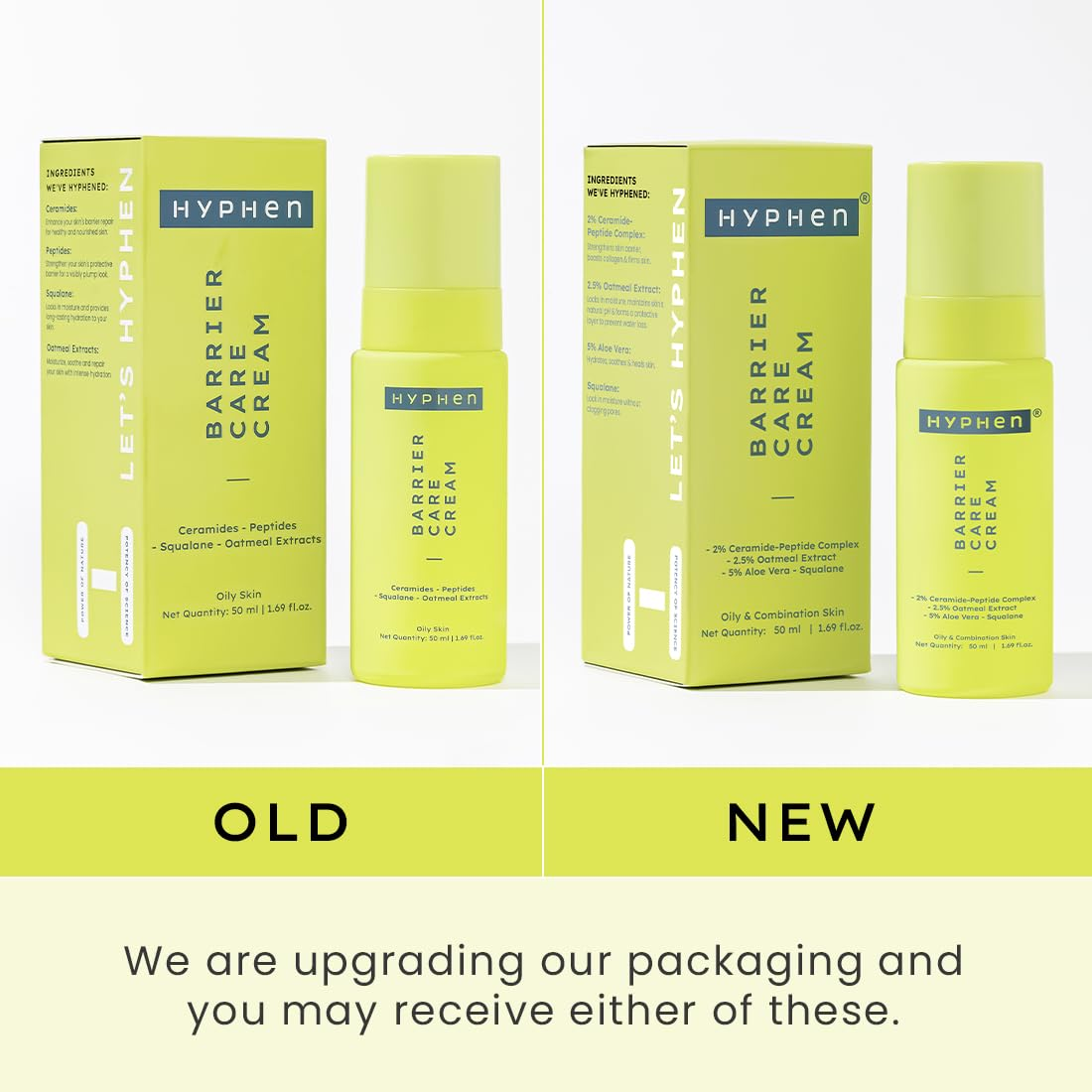 Hyphen By Kriti Sanon Barrier Care Face Cream Moisturizer For Oily & Skin Combination 