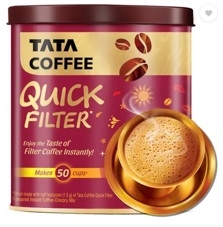 Tata Coffee Quick Filter Coffee Powder Tin