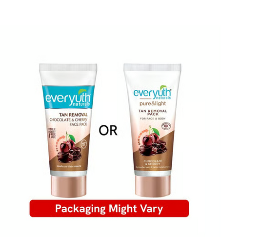 Everyuth Naturals Chocolate And Cherry Tan Removal Face & Body Pack 