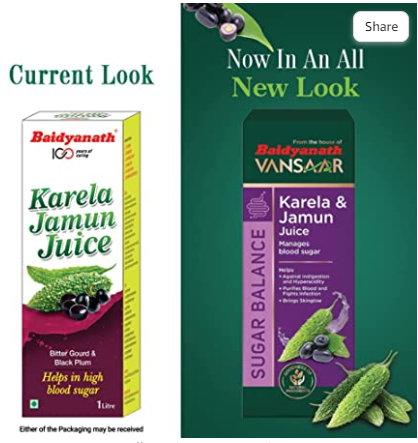 Vansaar Karela Jamun Juice - Swadesiicart
