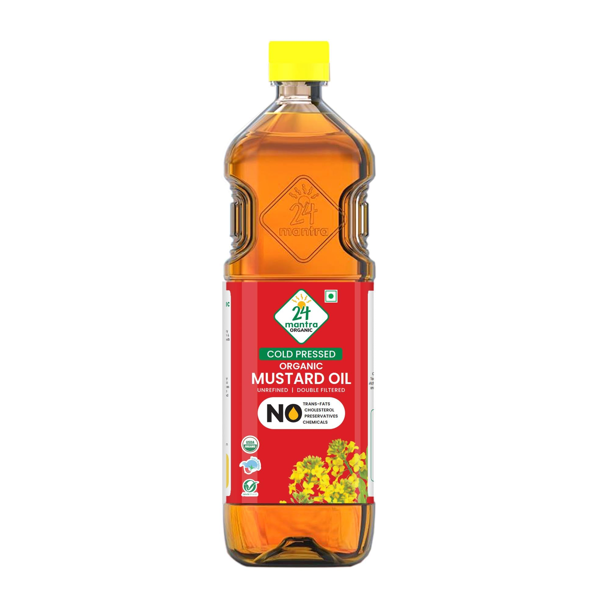 24 Mantra Organic Mustard Oil - Grab2buy