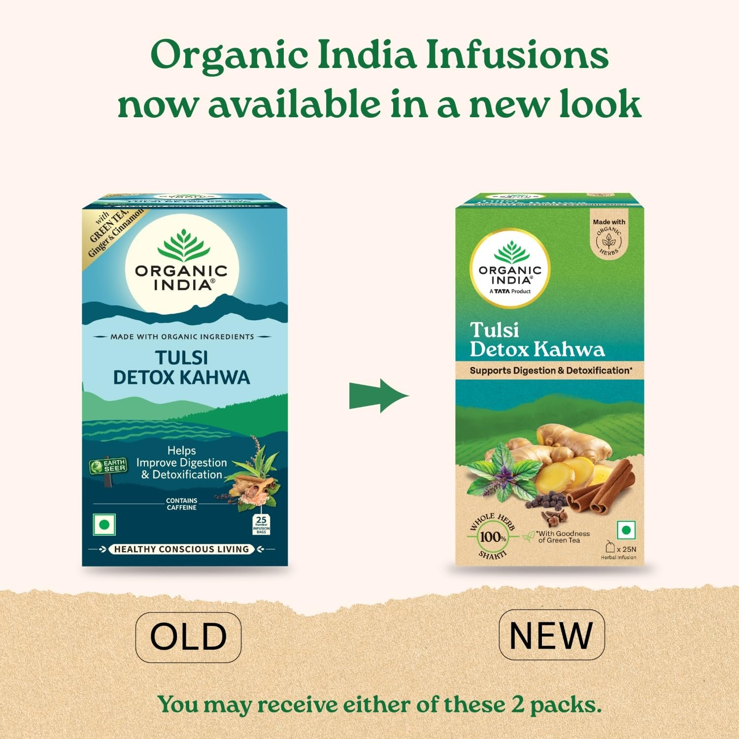 Organic India Tulsi Detox Kahwa 