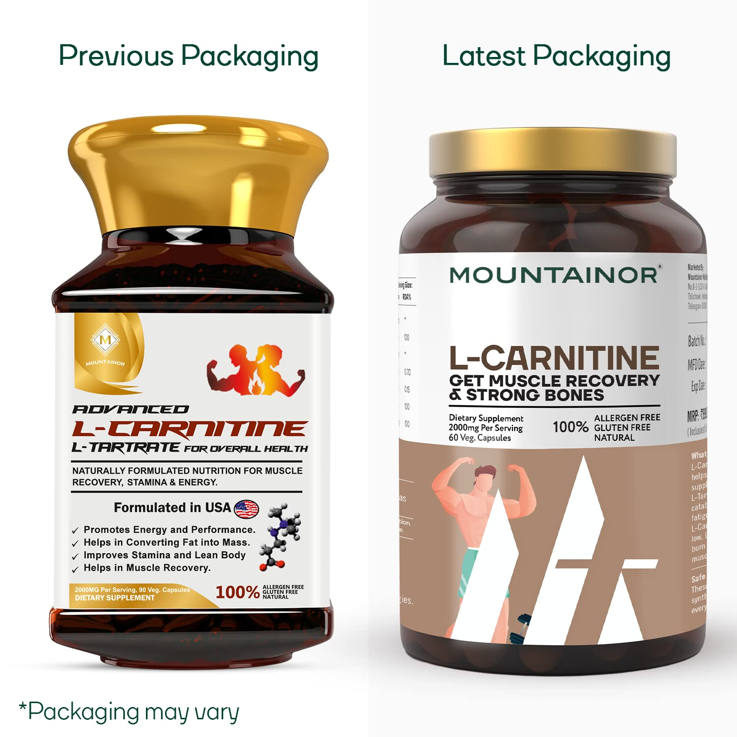 Mountainor Advanced L-Carnitine L-Tartrate capsules - Grab2buy
