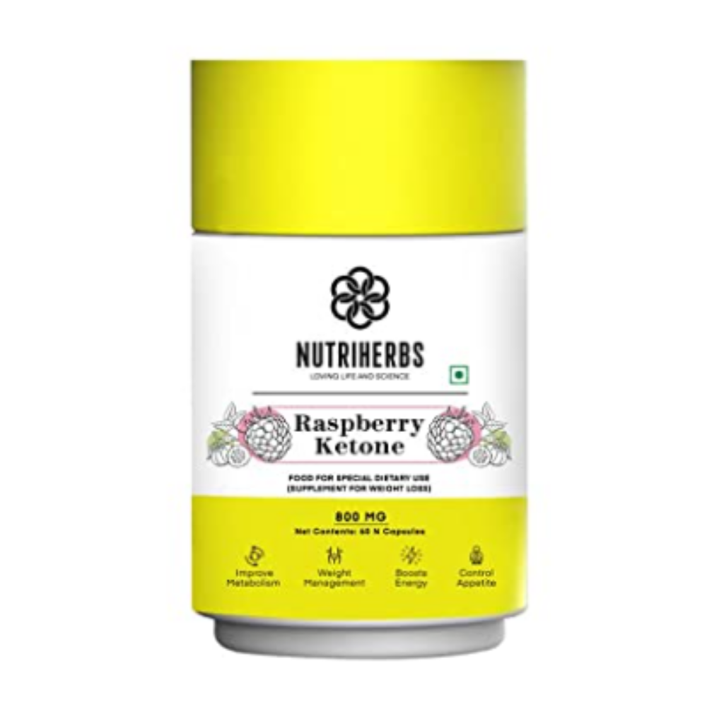 Nutriherbs Raspberry Ketone Veggie Capsules - Grab2buy