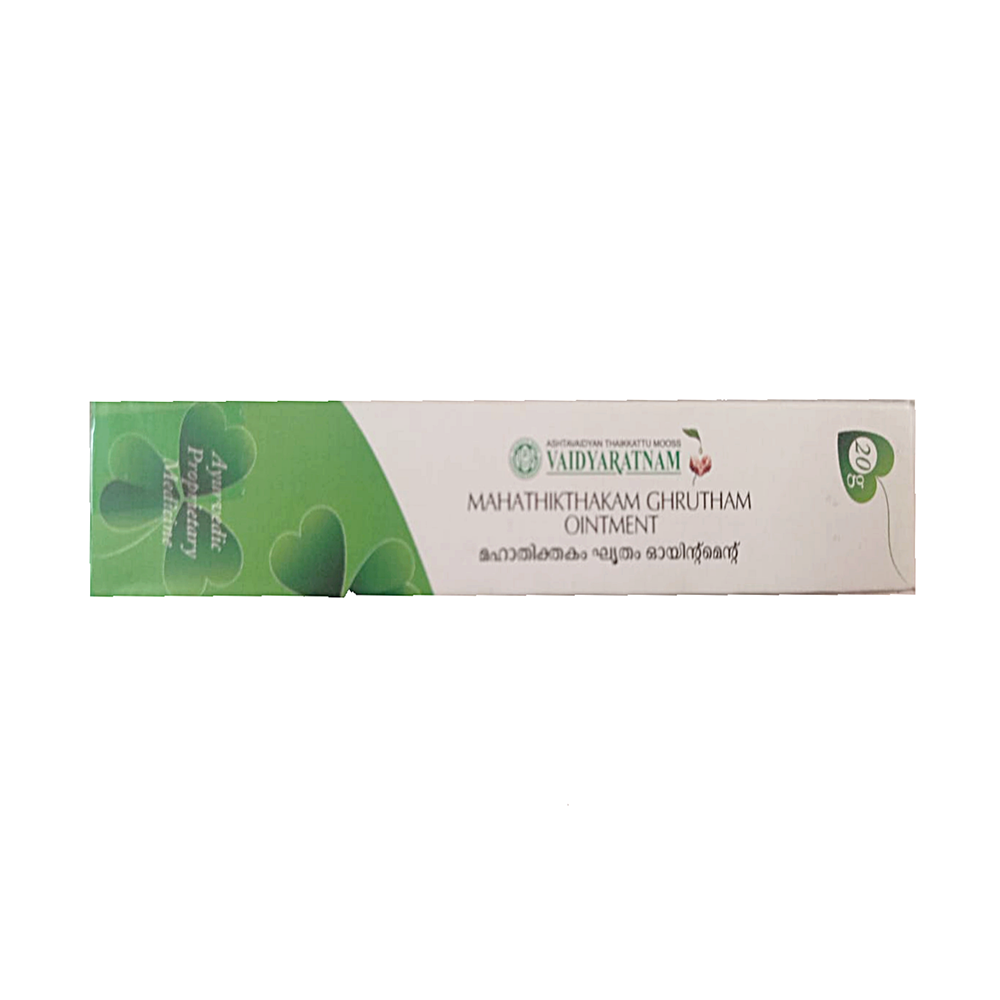 Vaidyaratnam Mahathikthakam Ghrutham Ointment 