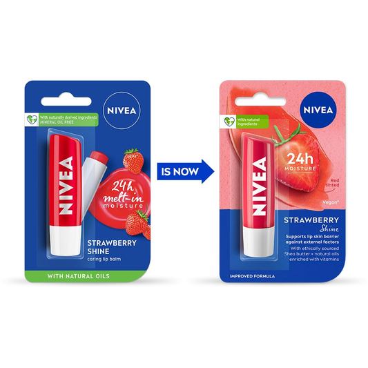 Nivea Strawberry Shine Lip Balm - Grab2buy