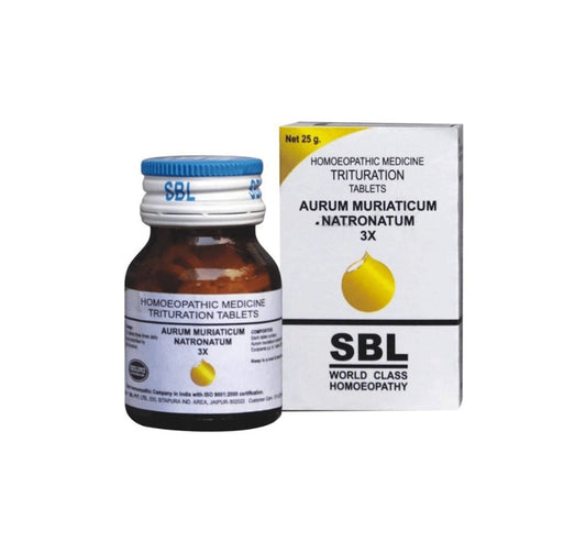 SBL Homeopathy Aurum Muriaticum Natronatum Trituration Tablet 