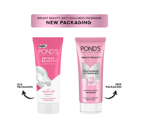 Ponds Bright Beauty Spot-less Glow Face Wash - Distacart