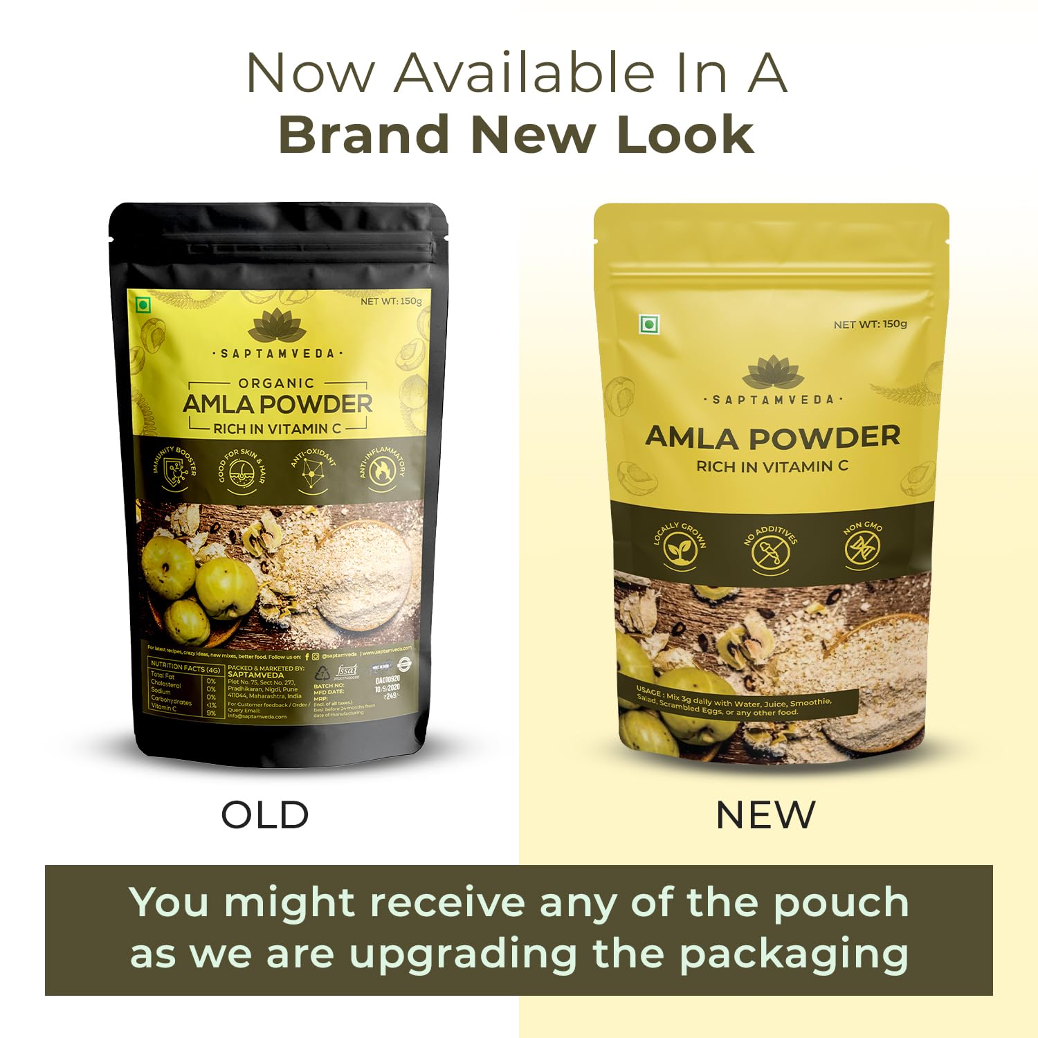 Saptamveda Organic Amla Powder 