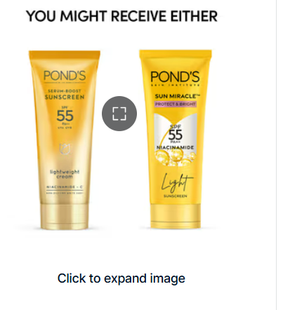 Ponds Super Light Gel Oil Free Moisturizer + Ponds Sunscreen Combo  Grab2Buy Ponds Grab2Buy
