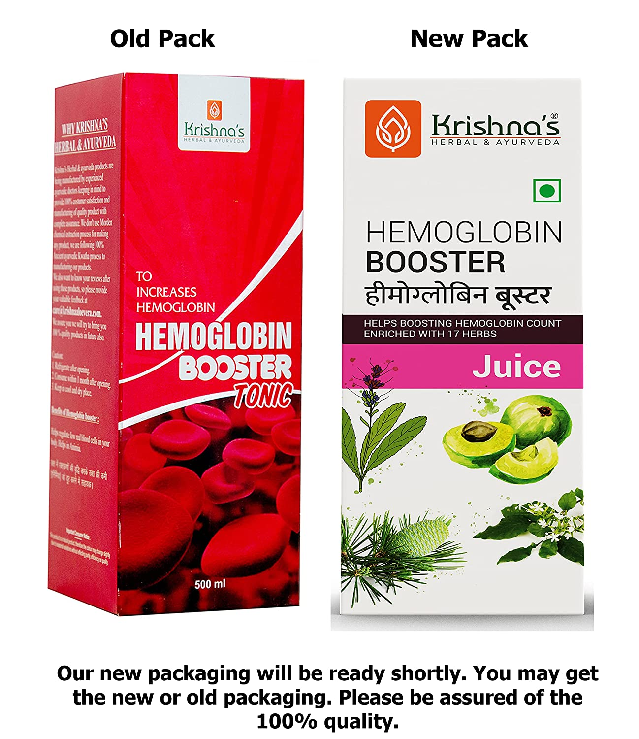 Krishna's Herbal & Ayurveda Hemoglobin Booster Tonic 