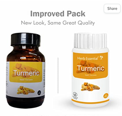 Herb Essential Turmeric Tablets 