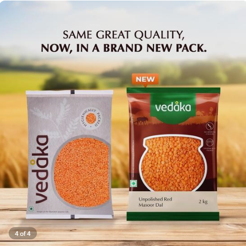 Vedaka Red Masoor Dal Split 