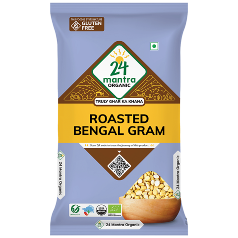 24 Mantra Organic Roasted Bengal gram Dal - Grab2buy