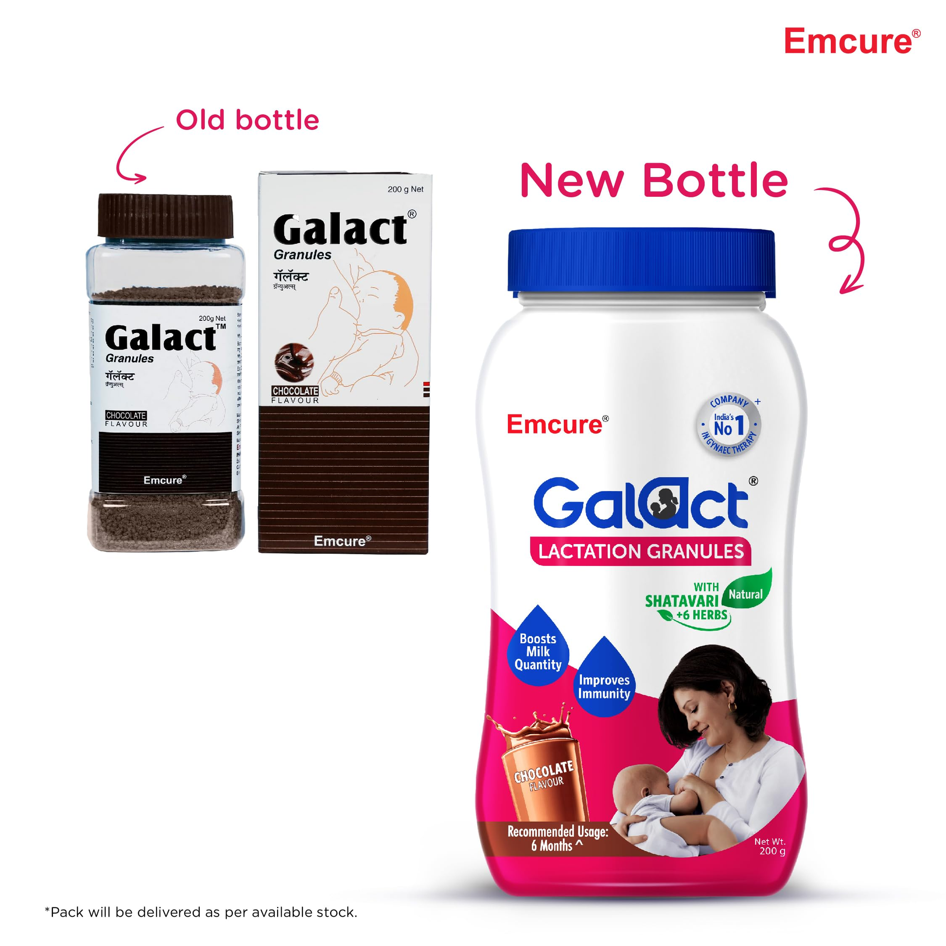 Galact Granules Lactation Granules - Chocolate Flavor With Shatavari 