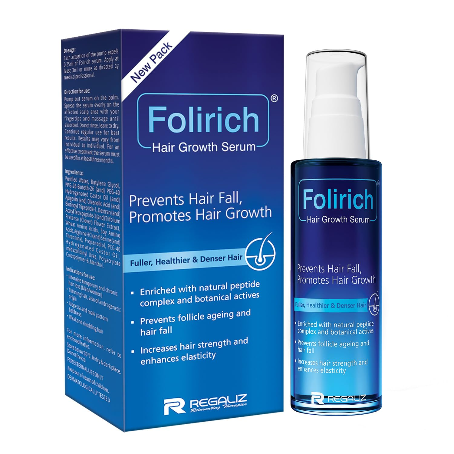 Regaliz Folirich Hair Growth Serum - Grab2buy