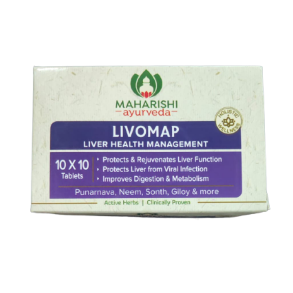 Maharishi Ayurveda Livomap Hepato- Protective Tablets 