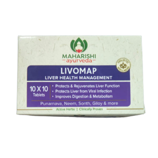 Maharishi Ayurveda Livomap Hepato- Protective Tablets 