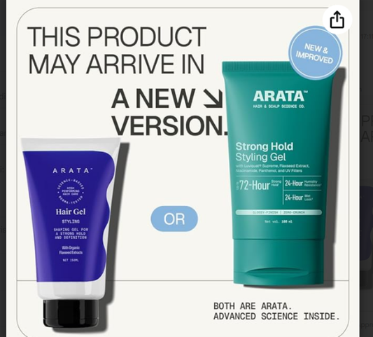 Arata Styling Hair Gel For Strong Hold & Definition Adds Texture & Control 