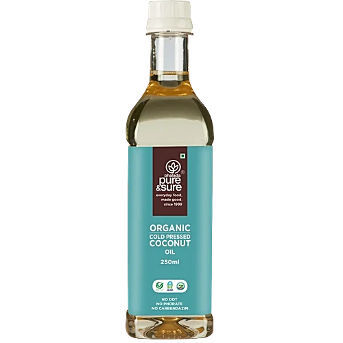 Pure & Sure Organic Coconut Oil Cold Pressed 