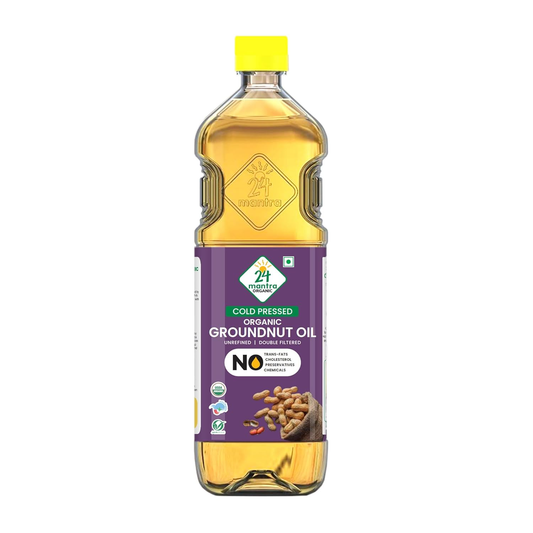 24 Mantra Organic Groundnut Oil - Grab2buy