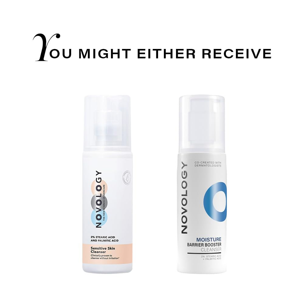 Novology Sensitive Skin Cleanser With 2% Stearic Acid + Palmitic Acid 