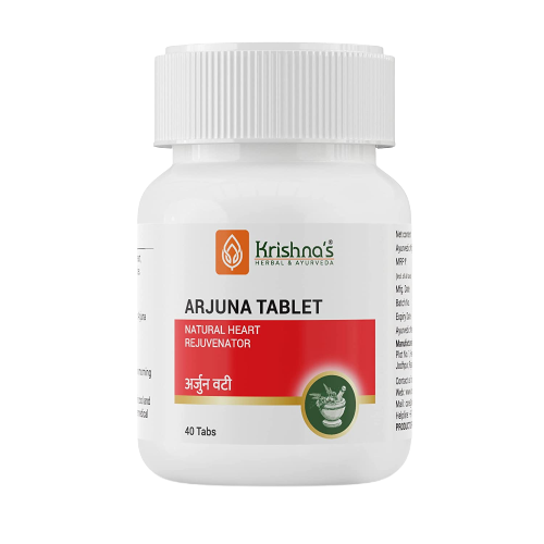 Krishna's Herbal & Ayurveda Arjuna Tablets 
