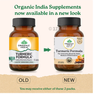 Organic India Turmeric Formula 60 Cap 