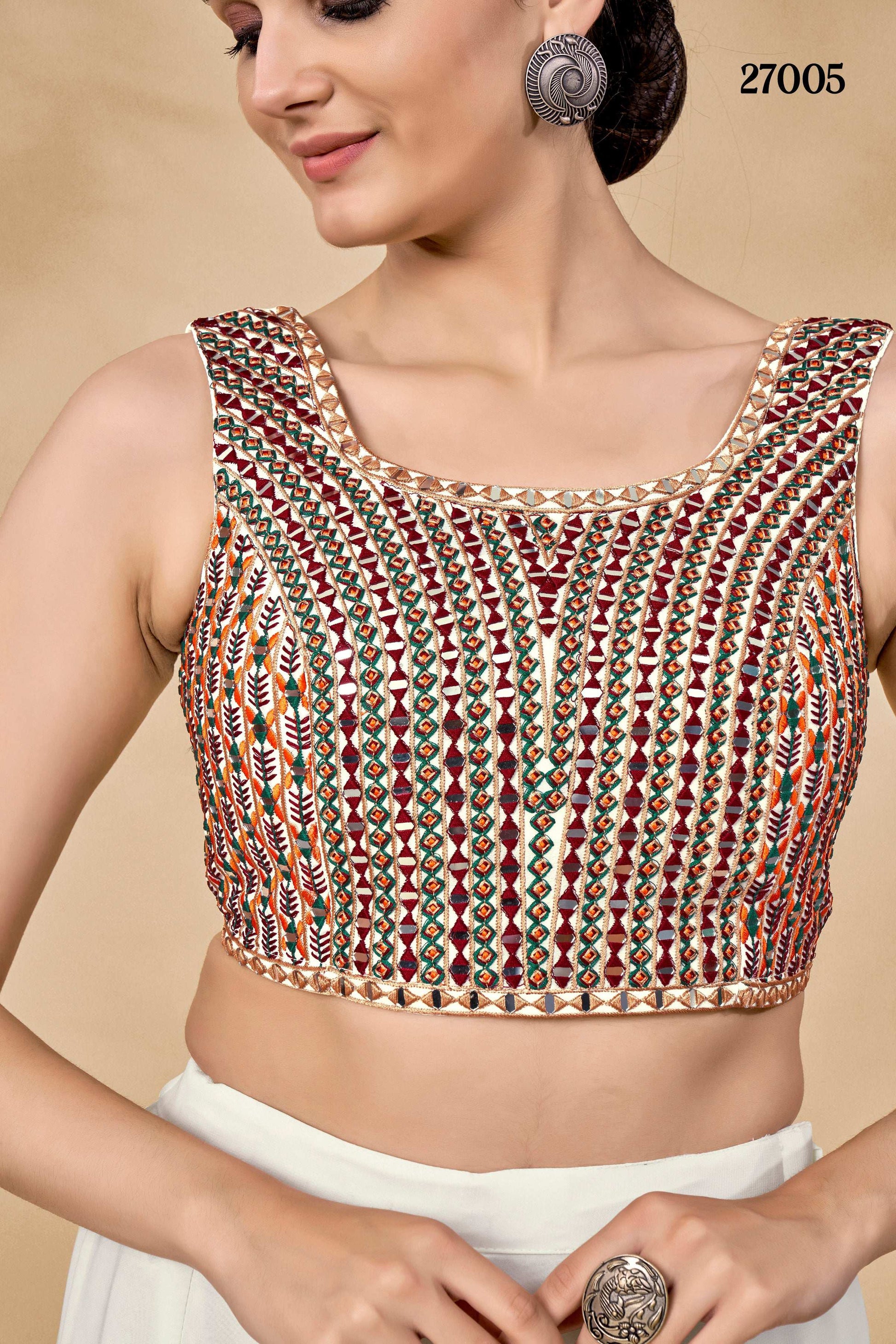 Myra Maroon Jacket Style Sharara Suit 