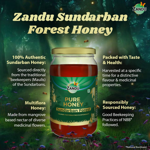 Zandu Pure Honey Sundarban Forest - Grab2buy