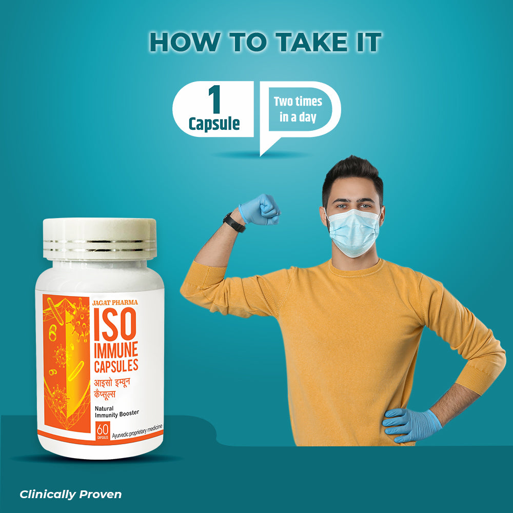 Jagat Pharma ISO Immune - Natural Immunity Booster Capsules 