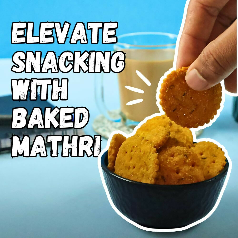 Healthy Master Baked Wheat Masala Mathri Diabetic Friendly Snacks 