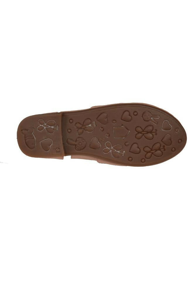Tiny Bugs Girls Buckle Embellished Peach Ankle Length Boots  Grab2Buy Tiny Bugs Grab2Buy