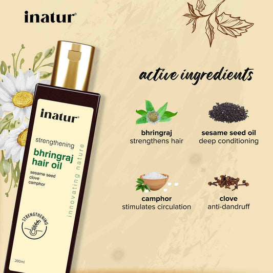 Inatur Ayurveda Bhringraj Oil 