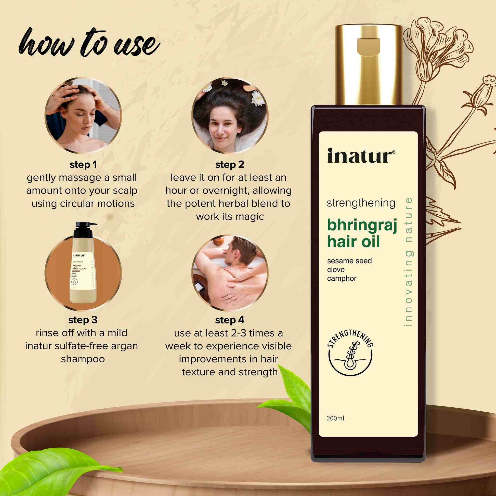 Inatur Ayurveda Bhringraj Oil - Grab2buy