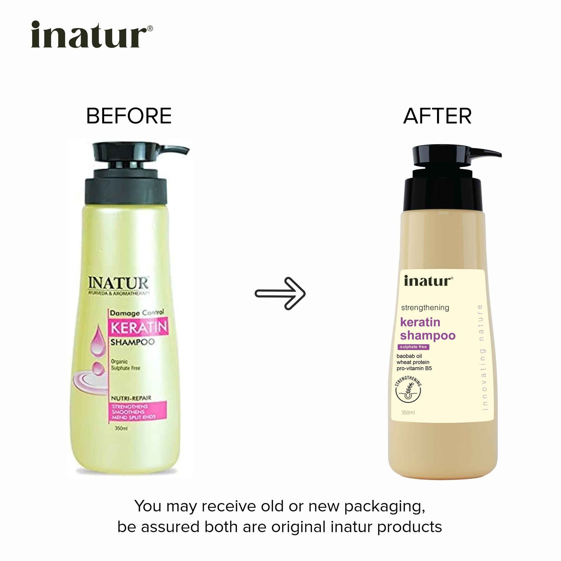 Inatur Damage Control Keratin Shampoo