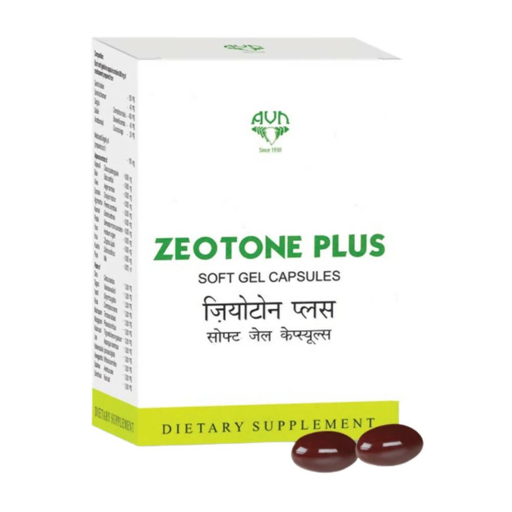 AVN Ayurveda Zeotone Plus Soft Gel Capsules 