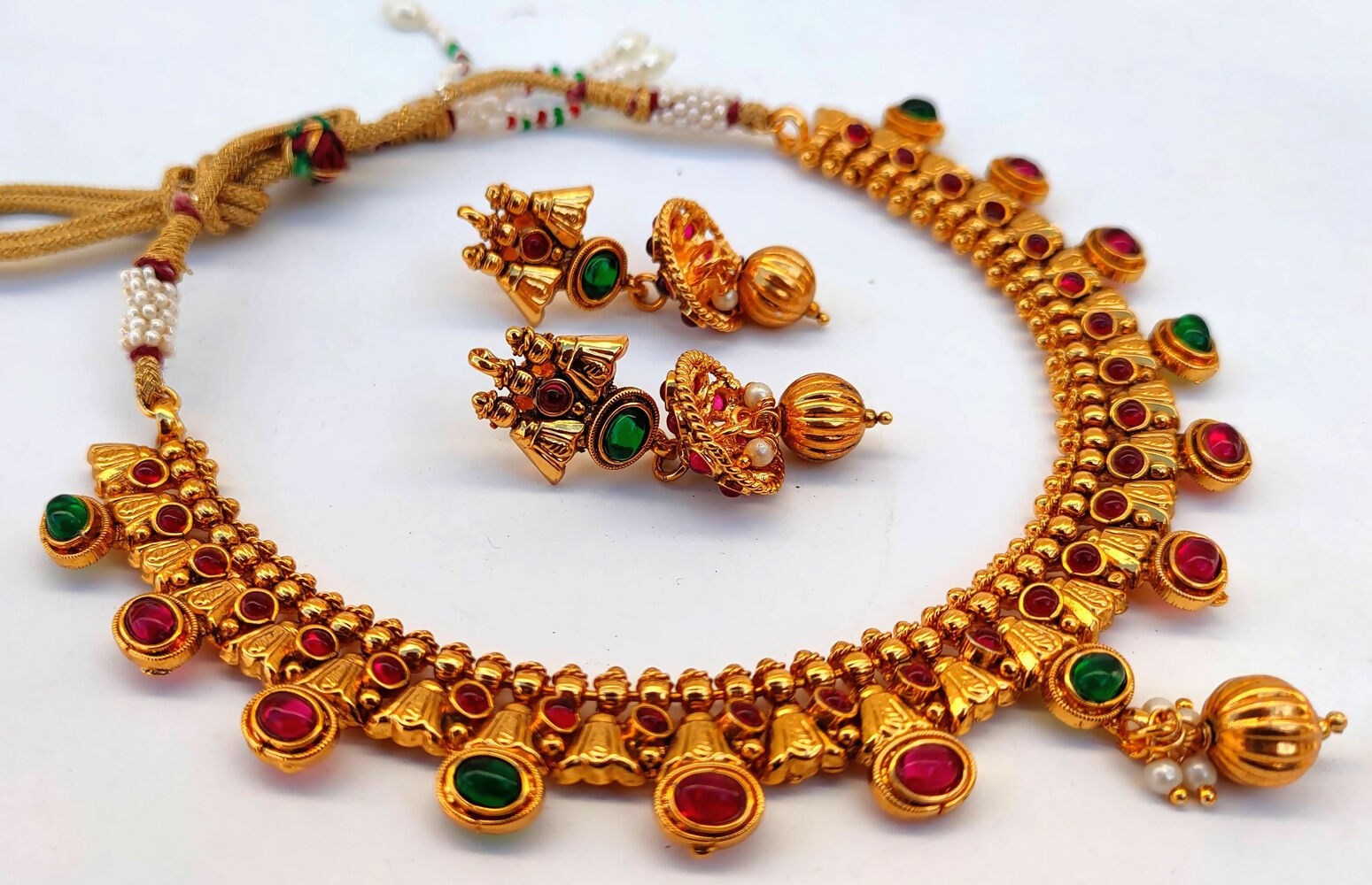 Kemp Antique Multicolor Necklace Set - Grab2buy