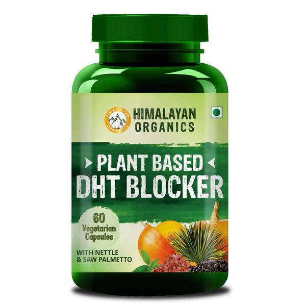 Himalayan Organics Plant Based DHT Blocker Vegetarian Capsules 