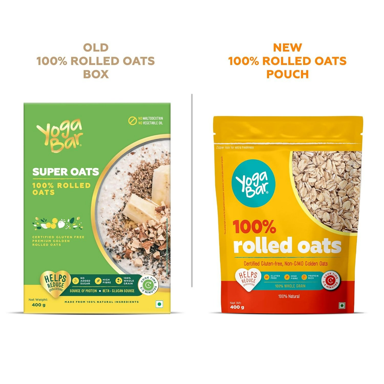Yoga Bar 100% Rolled Plain Oats  Grab2Buy Yoga Bar Grab2Buy