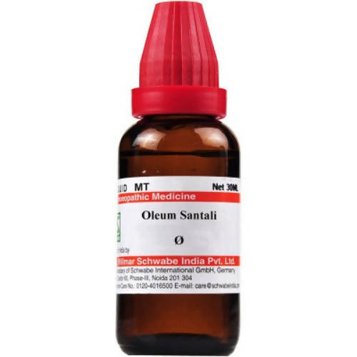 Dr. Willmar Schwabe India Oleum Santali Mother Tincture Q - Distacart