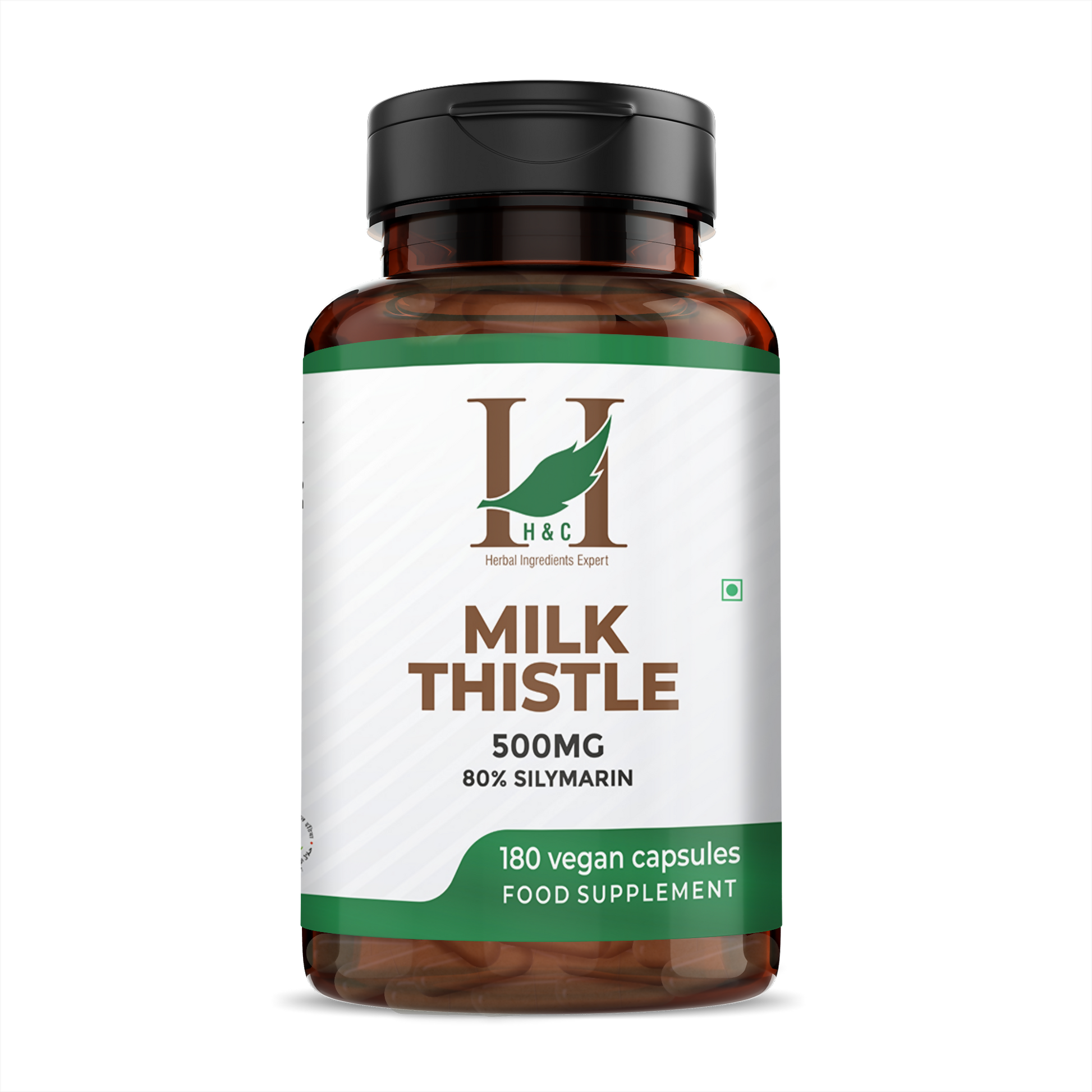 H&C Herbal Milk Thistle Veg Capsules 