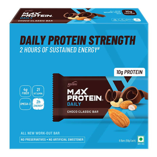 RiteBite Max Protein Daily Choco Classic Bar - Grab2buy