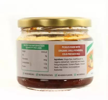 Sudhanya Organic Ginger Pickle - Grab2buy
