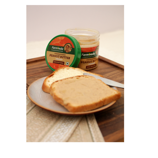Farmveda Unsweetened Peanut Butter - Grab2buy