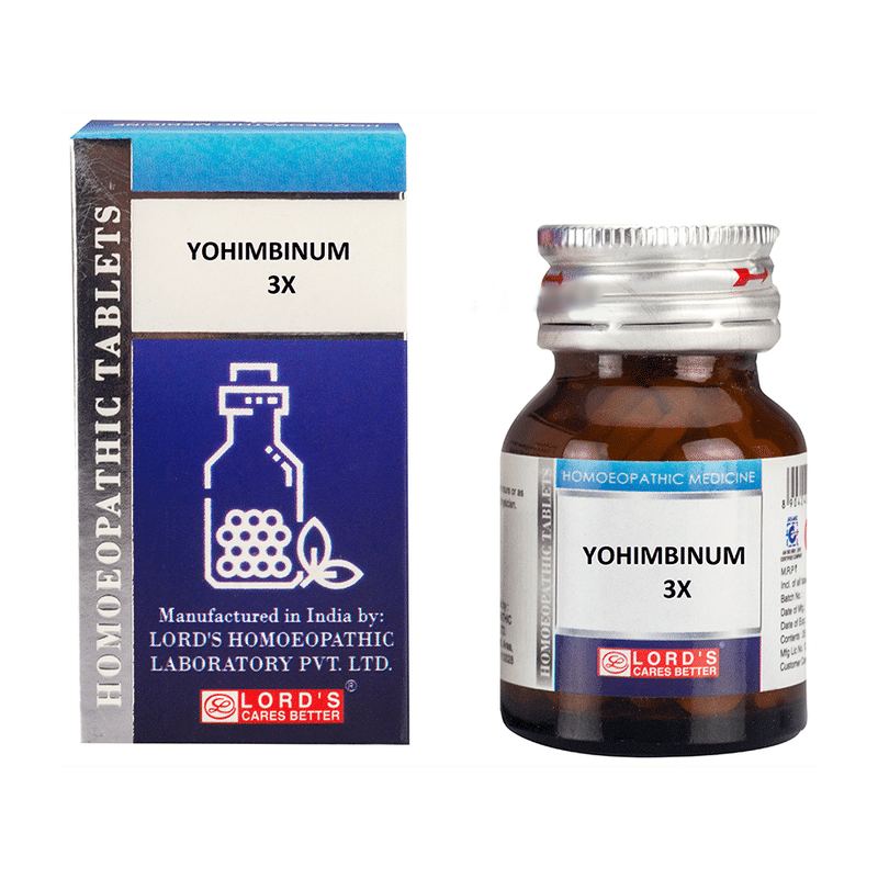 Lord's Homeopathy Yohimbinum Trituration Tablets - Grab2buy