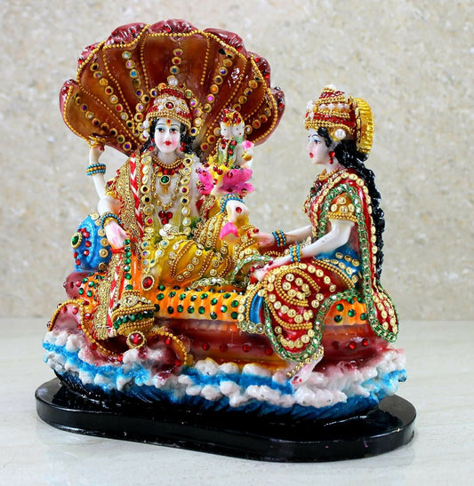 Esplanade - Vishnu With Laxmi In Ksheer Sagar Idol - Grab2buy