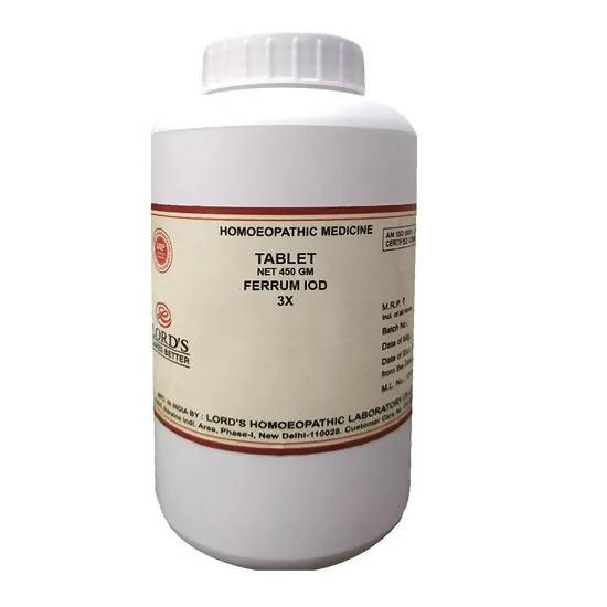 Lord's Homeopathy Ferrum Iod Tablets 