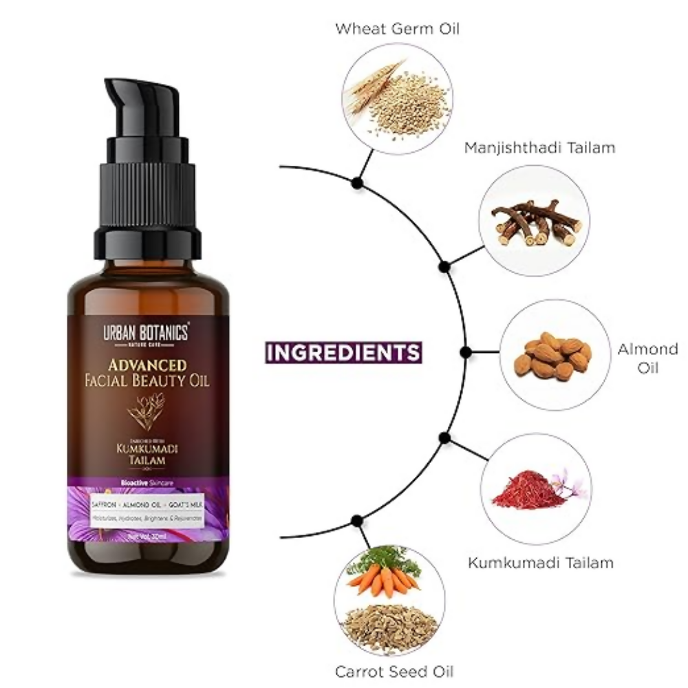 Urban Botanics Kumkumadi Tailam for Skin  Grab2Buy Urban Botanics Grab2Buy