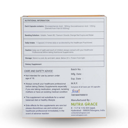 Nutra Grace O3FA - DS Capsules - Grab2buy